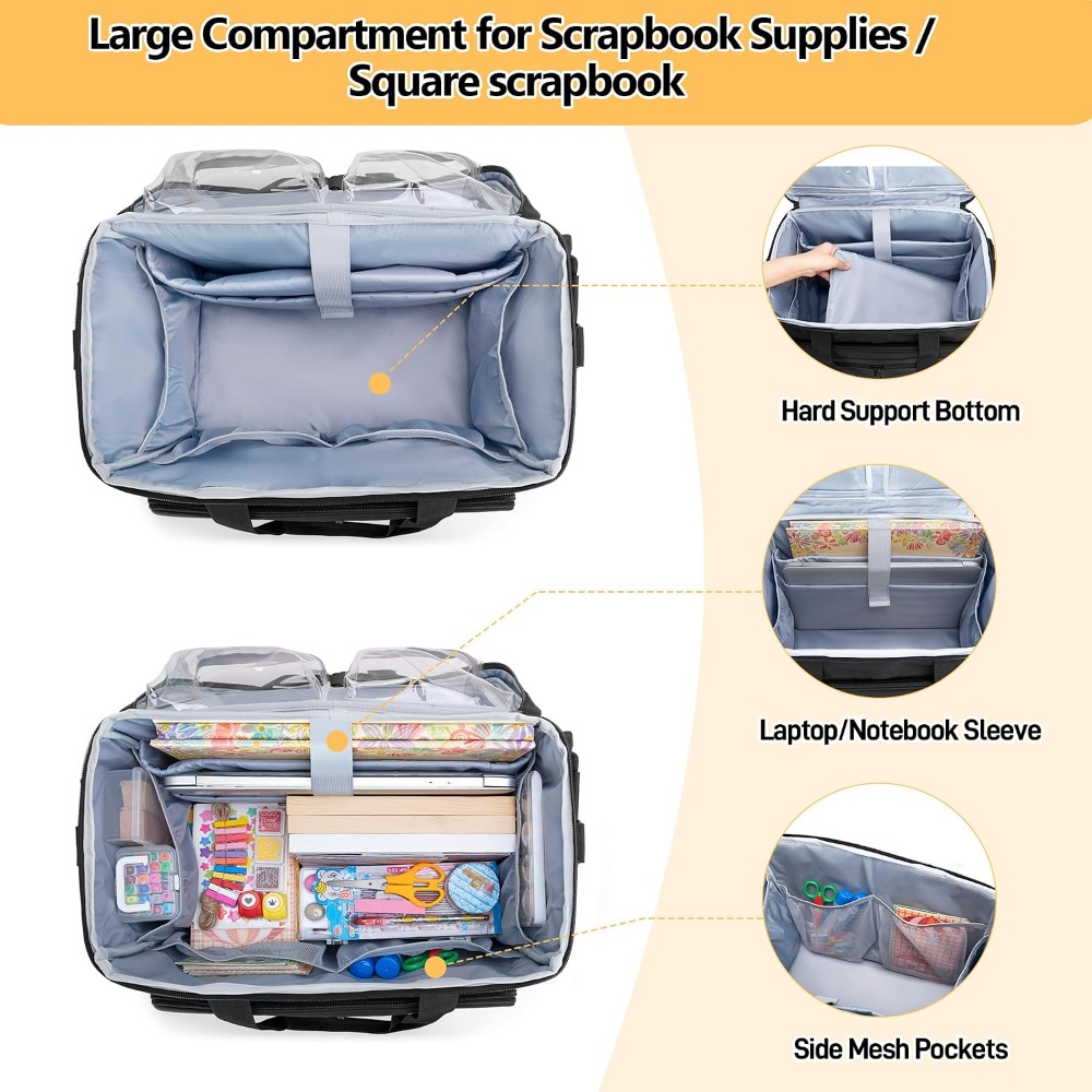 Rolling Scrapbook Tote with Ex - Art & Craft Toys For Kids avis et prix