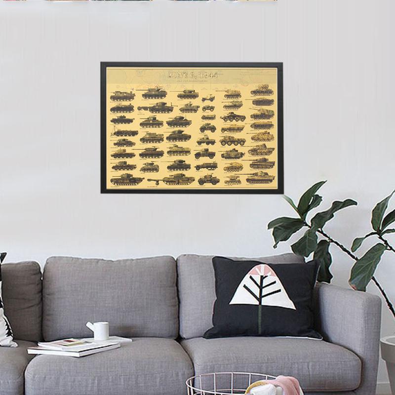 Tank Retro Kraft Paper Wall St - Art Craft Cafe avis et prix