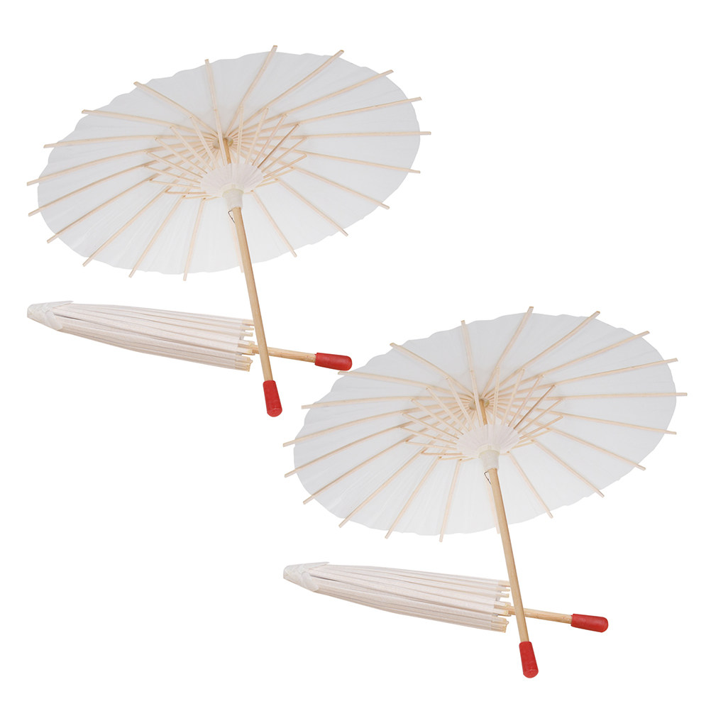 4Pcs DIY Paper Umbrella Blank  - Art Craft Umbrella avis et prix