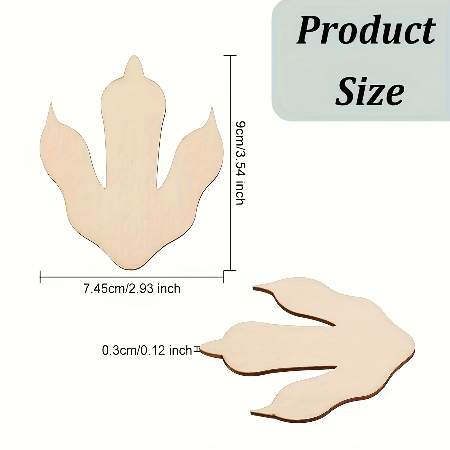10/20 Pieces Wooden Dinosaur F - Art Craft Dinosaur avis et prix