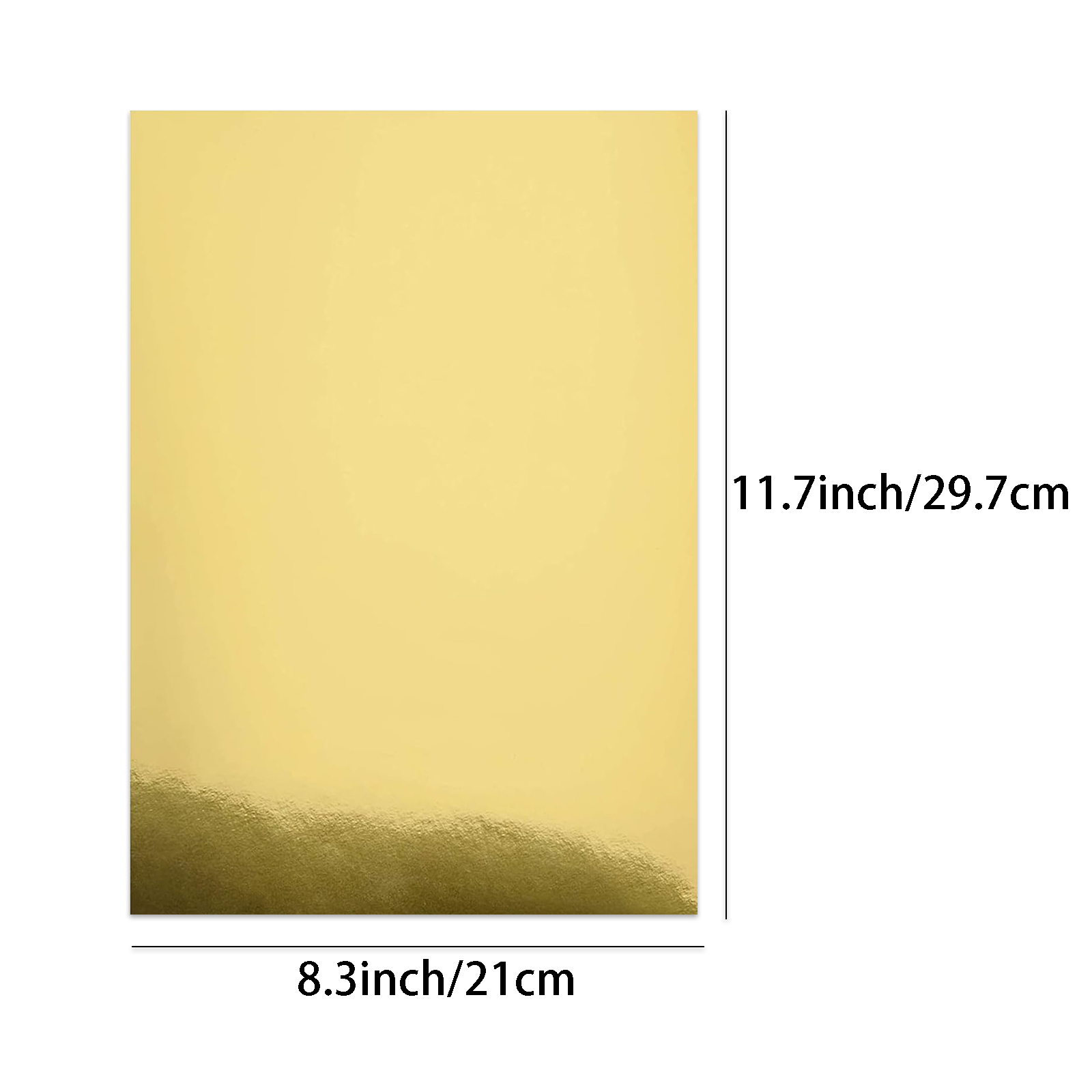 10 Sheets A4 Size Metallic Gol - Art Craft Paper avis et prix