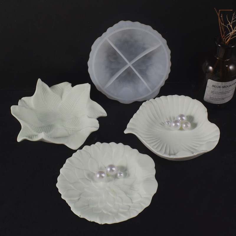 Plaster Cement DIY Leaf Dish M - Art Craft Leaves avis et prix