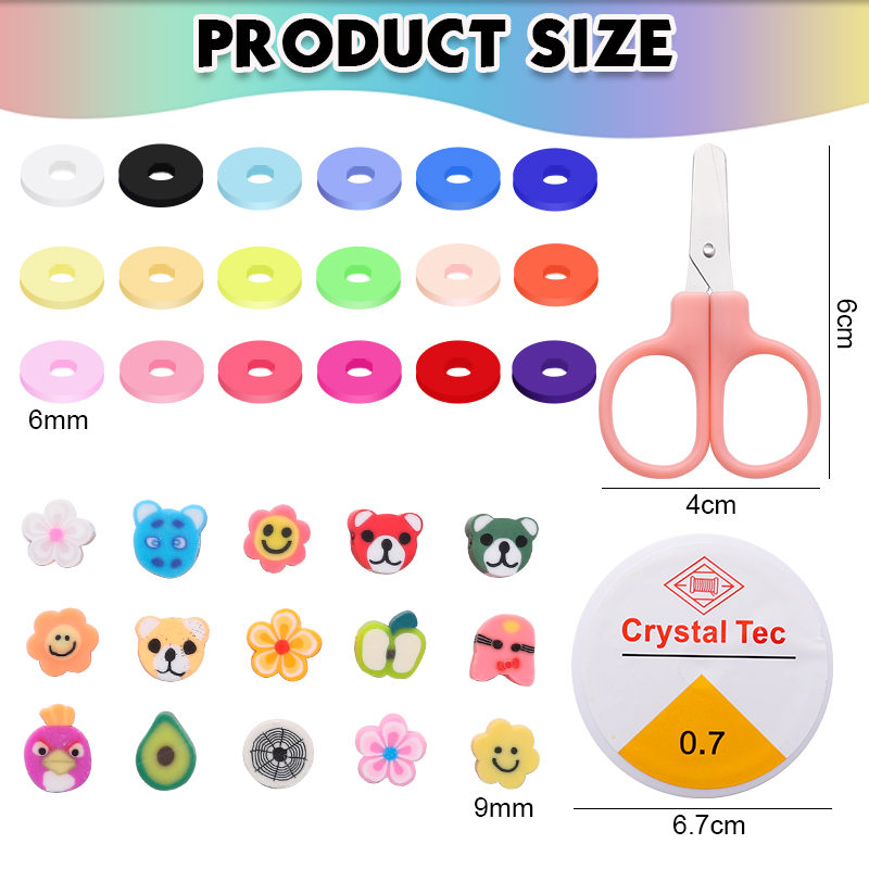 Clay Beads Bracelet Making Kit - Art Craft Letter A avis et prix