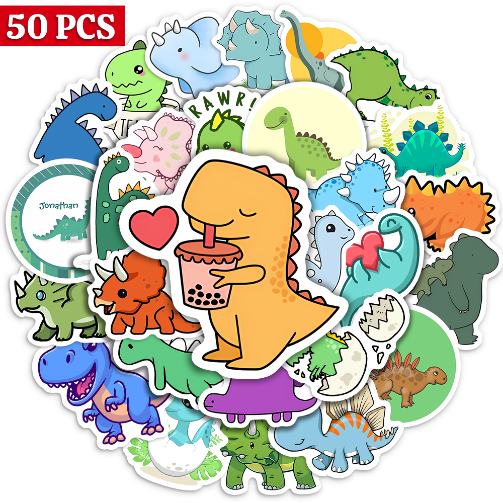 Cute Lovely dinosaur Stickers  - Art Craft Dinosaur avis et prix