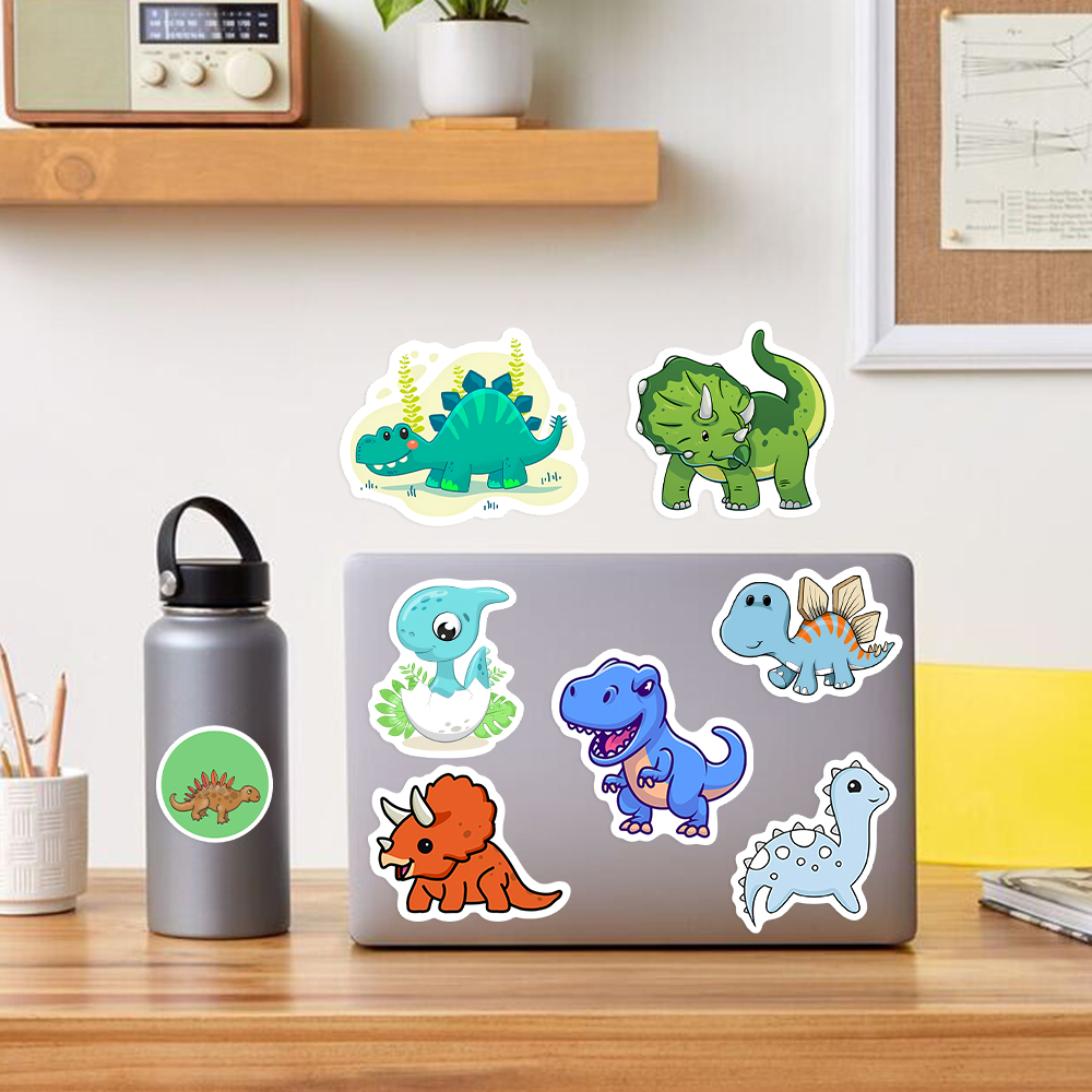 Cute Lovely dinosaur Stickers  - Art Craft Dinosaur avis et prix