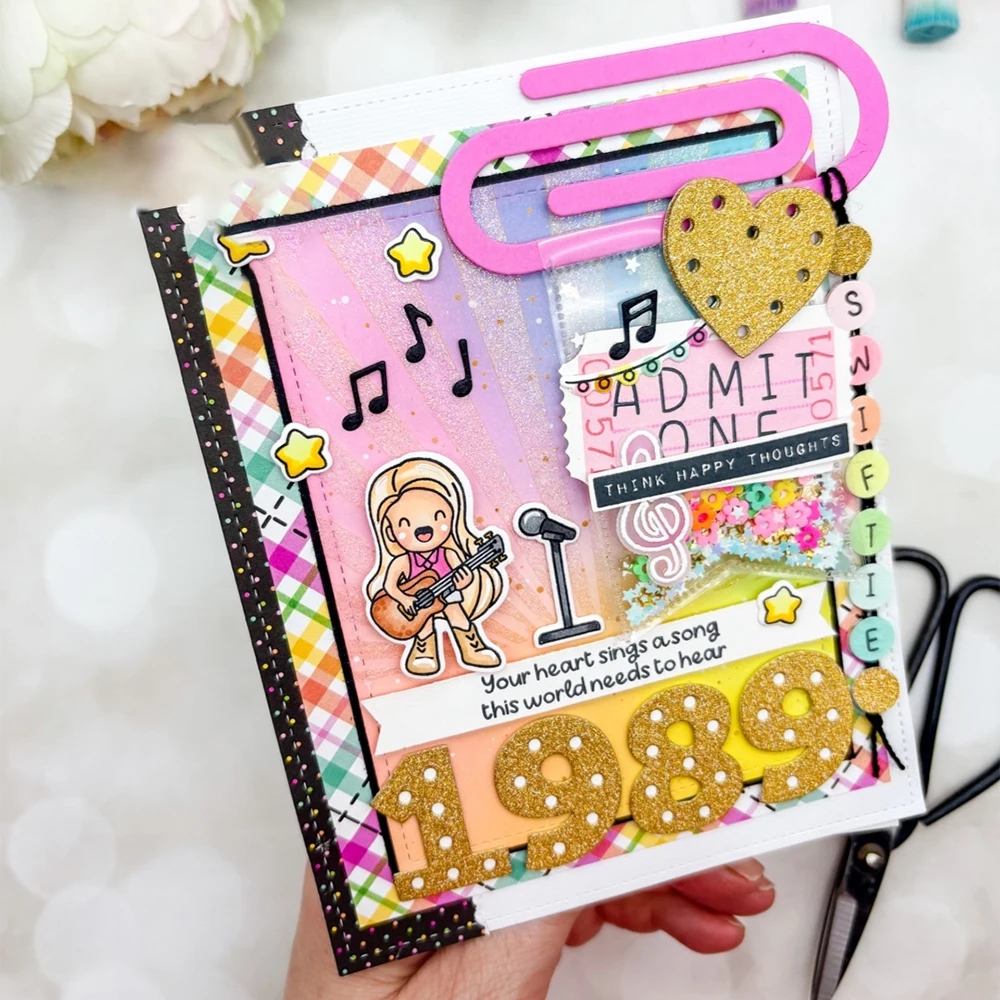 Concert Boy Girl Band Clear Si - Rubber Stamp Blank avis et prix