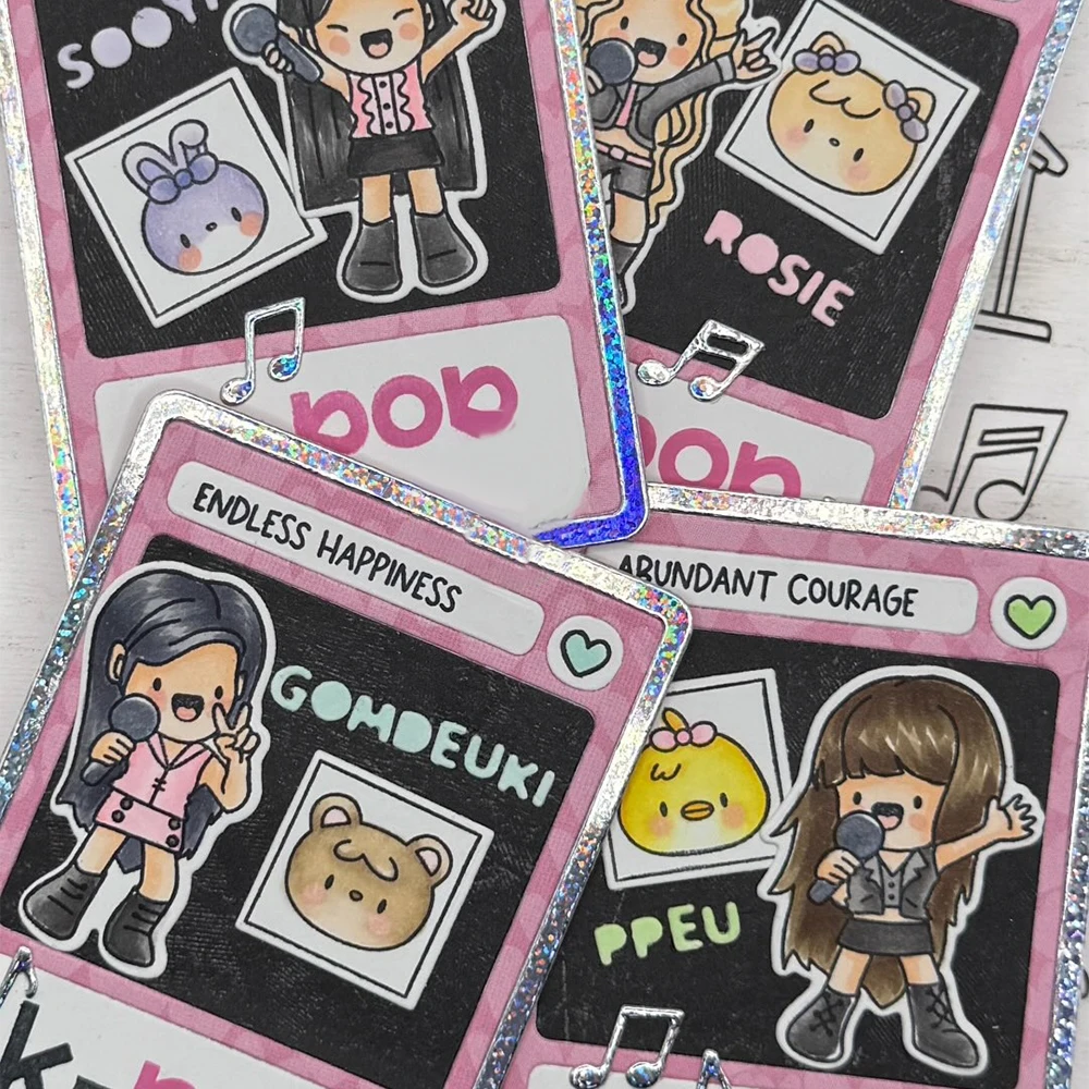 Concert Boy Girl Band Clear Si - Rubber Stamp Blank avis et prix