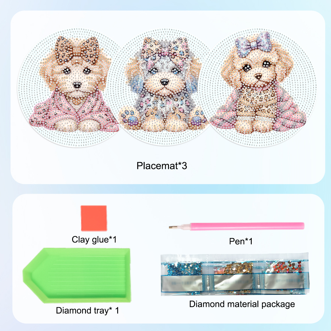 3Pcs Diamond Art Painting Plac - Art Craft Kits avis et prix