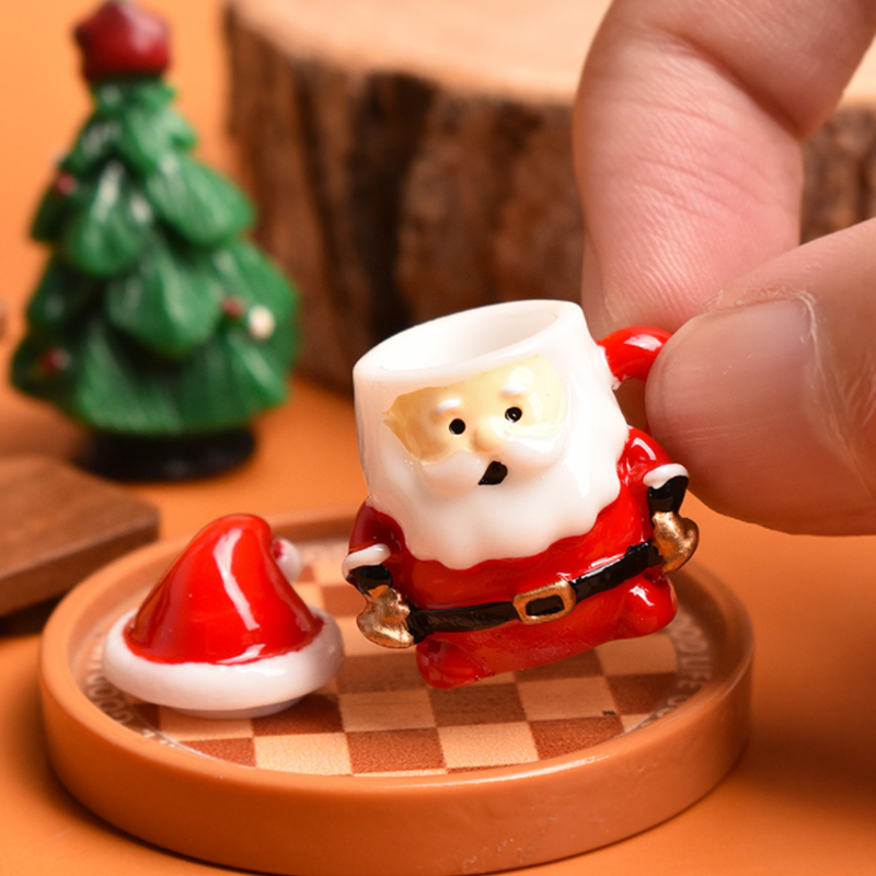Mini Santa Teacup Ornament - R - Art Craft Decoration avis et prix