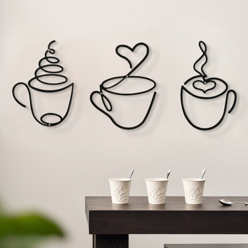 Creative Coffee Themed Wall De - Art Craft Cafe avis et prix