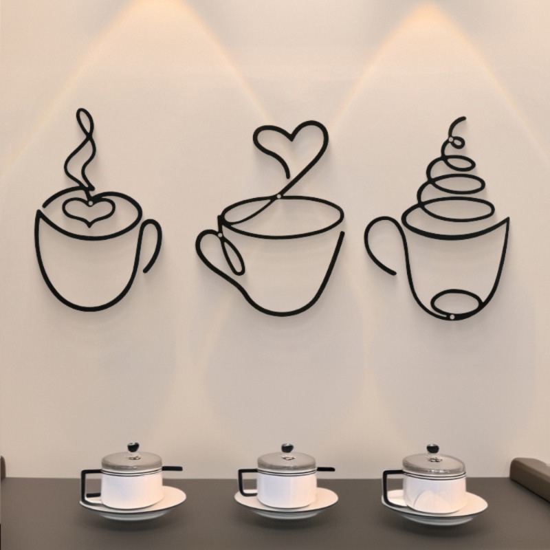 Creative Coffee Themed Wall De - Art Craft Cafe avis et prix