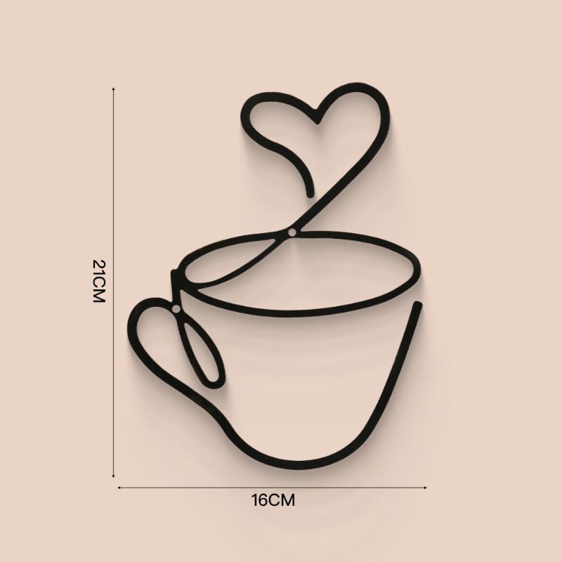 Creative Coffee Themed Wall De - Art Craft Cafe avis et prix