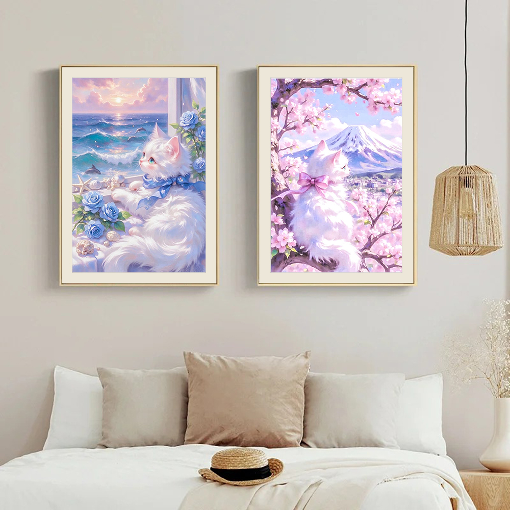 5D Diamond Painting Cat Lover  - Wallpaper Art And Craft avis et prix
