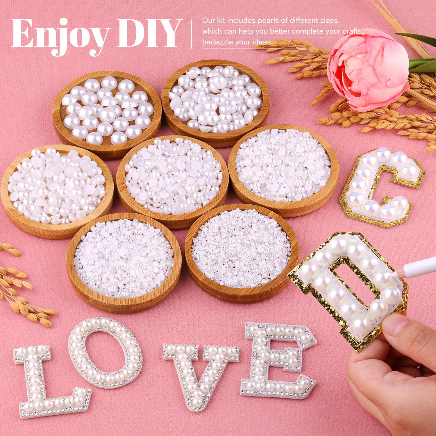 16500Pcs White Flatback Pearls - Art Craft Kits avis et prix