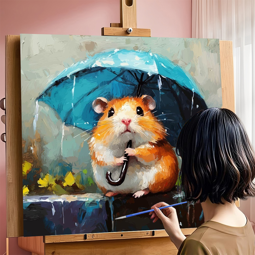 DIY Oil Painting By Numbers Ha - Art Craft Umbrella avis et prix