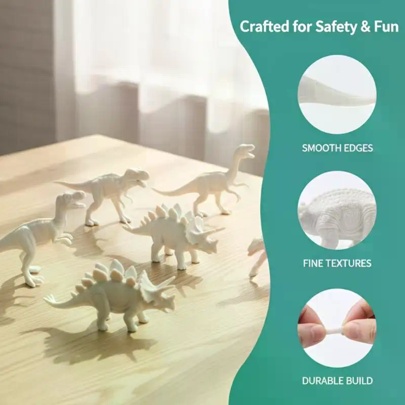 Dinosaur White Embryo Toy Set  - Art Craft Dinosaur avis et prix