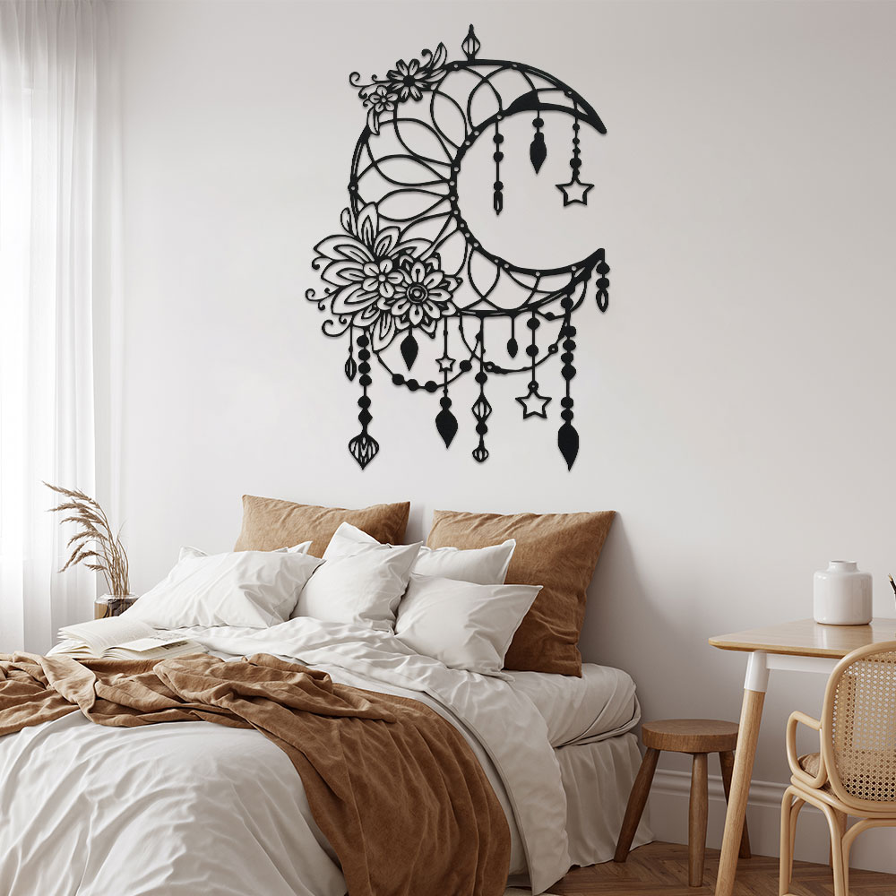 Elegant Gothic Moon & Flower W - Art Craft Cafe avis et prix