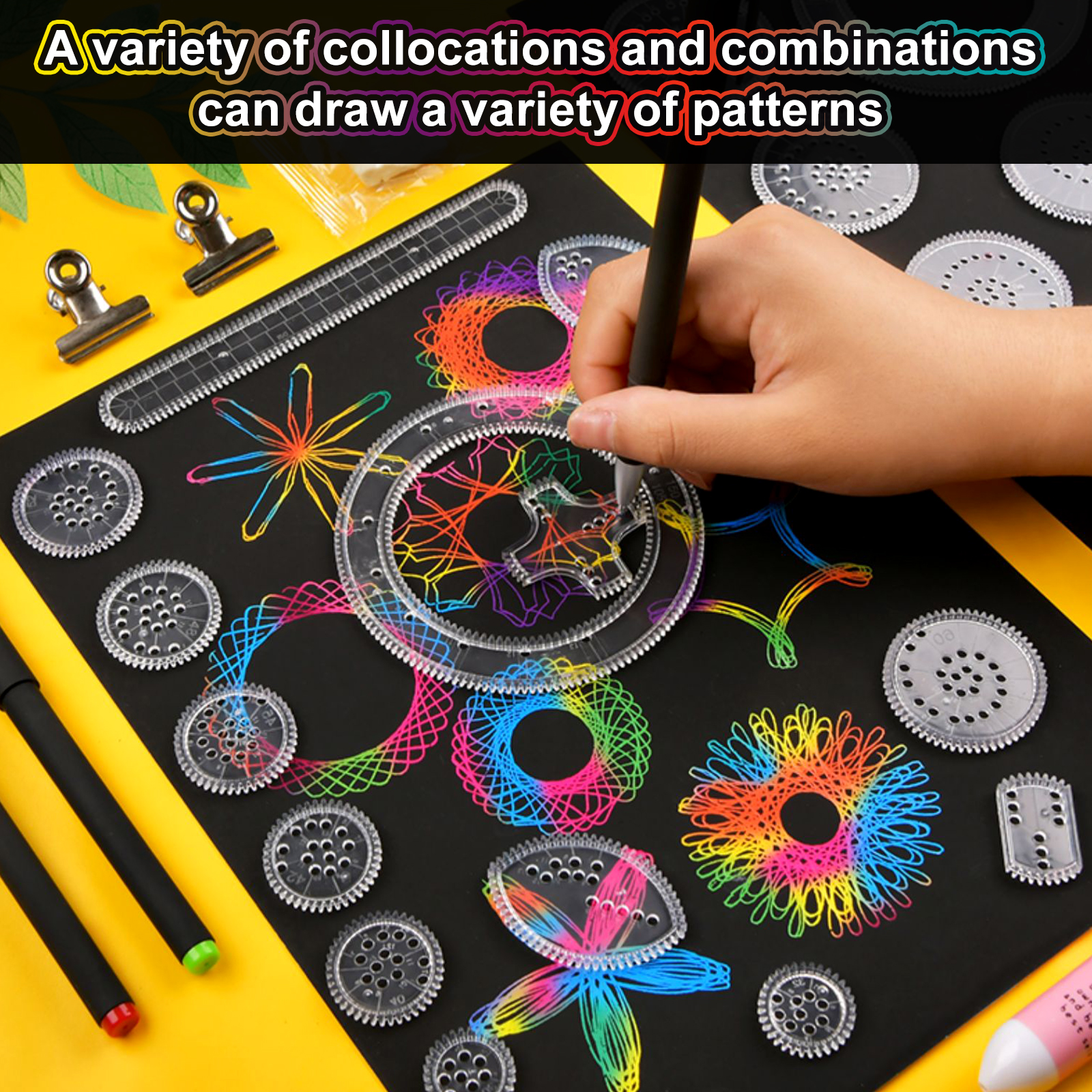 22pcs Spirograph Design Arts C - Art Craft Rainbow avis et prix