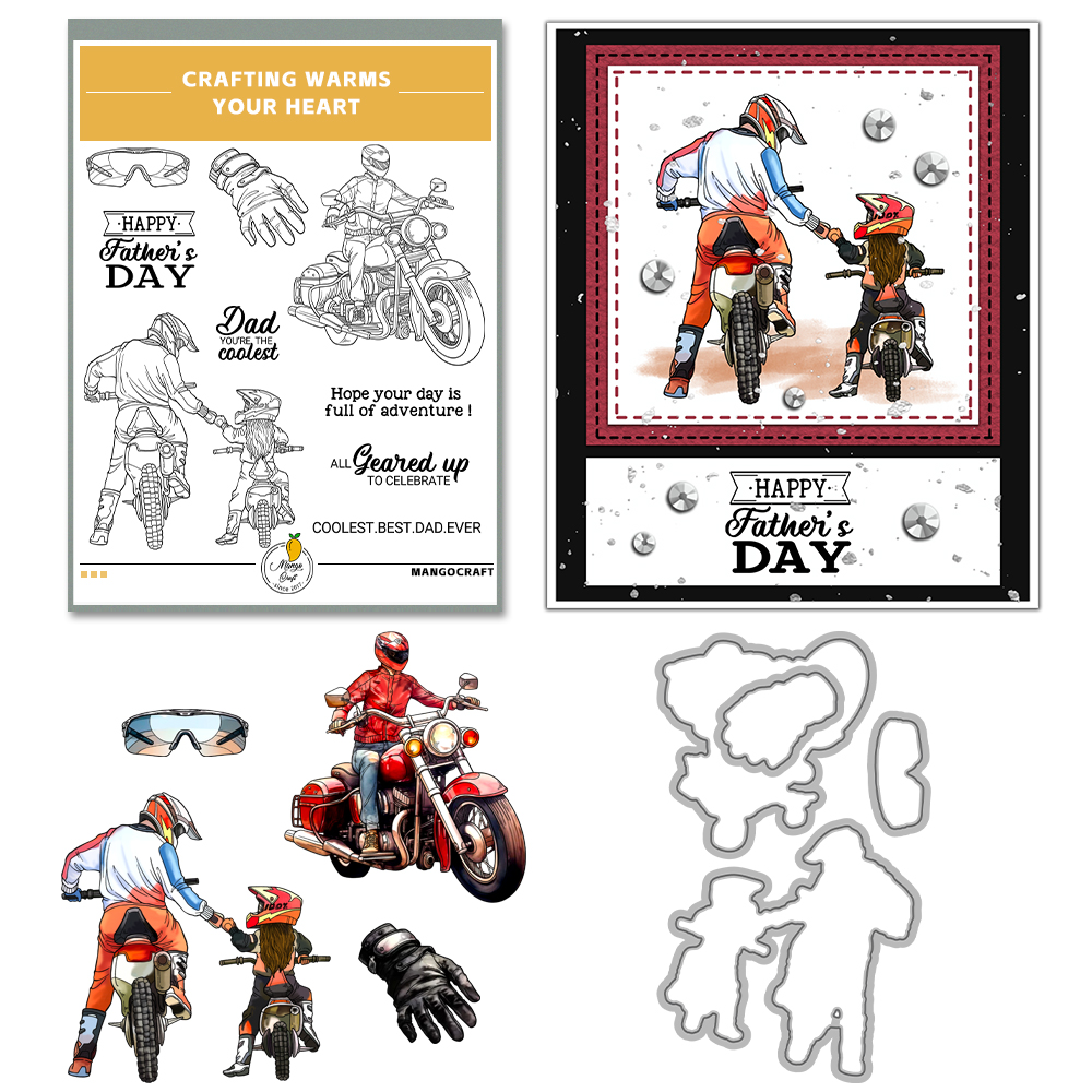 Mangocraft Racing Motorcycle C - Rubber Stamp Blank avis et prix