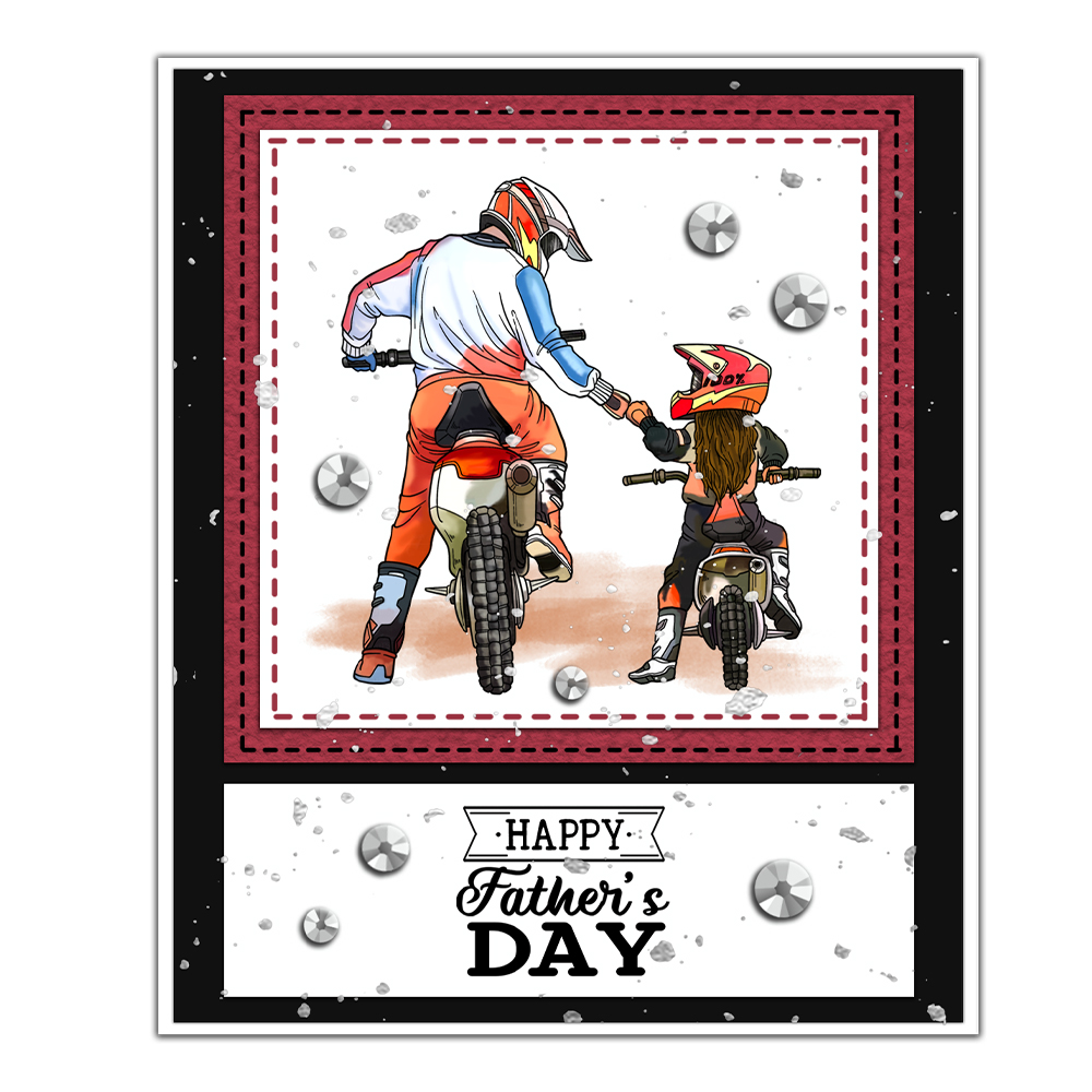 Mangocraft Racing Motorcycle C - Rubber Stamp Blank avis et prix