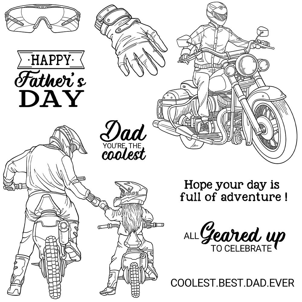 Mangocraft Racing Motorcycle C - Rubber Stamp Blank avis et prix