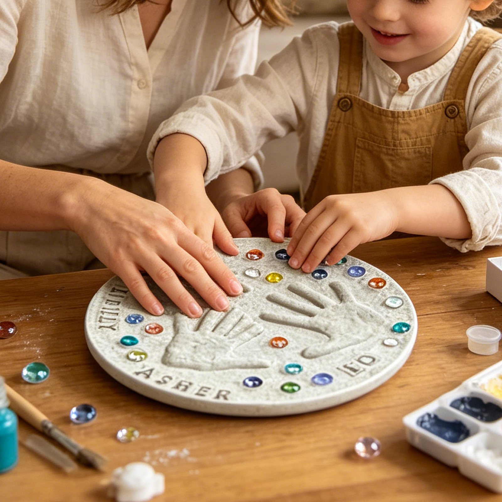 Mother Day DIY Handprint Gift  - Art And Craft For Mother'S Day avis et prix