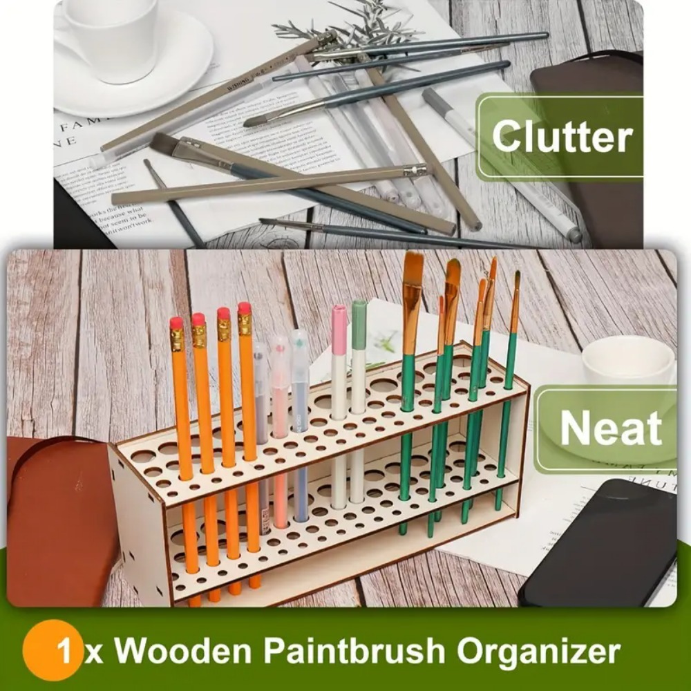 67-Slot Premium Wooden Brush H - Art Craft Japan avis et prix