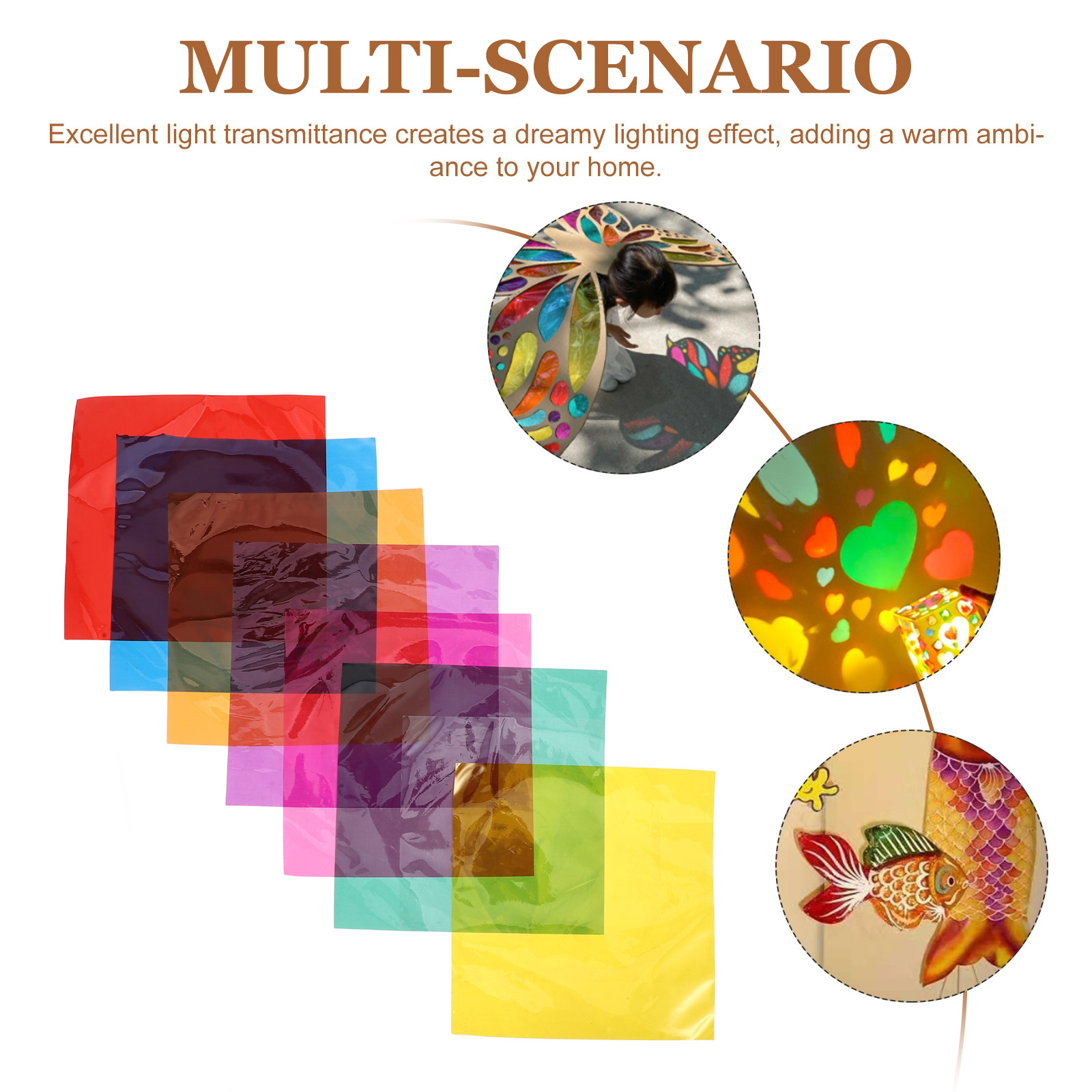 90Pcs Multi Colored Cellophane - Art Craft Paper avis et prix