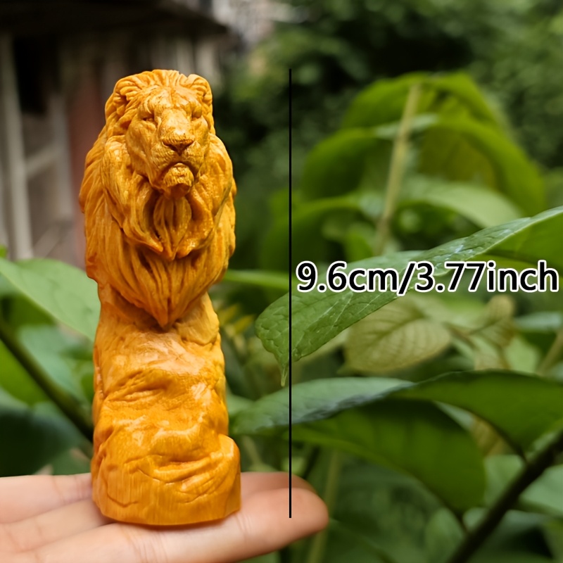 Forest-Style Wooden Lion Head  - Art Craft Lion avis et prix