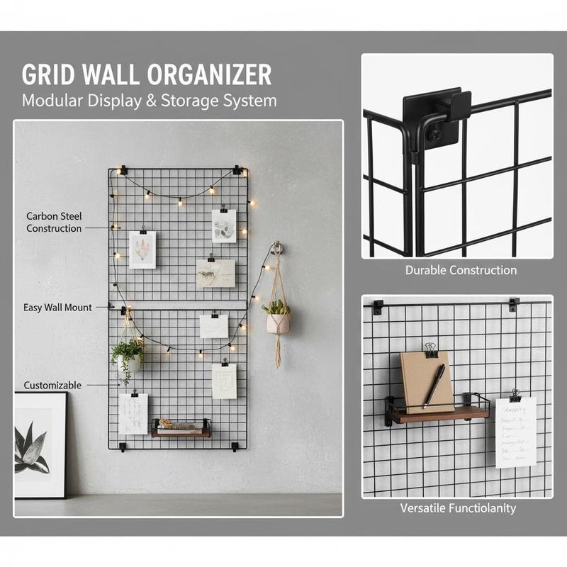 3 Packs Grid Wall Panels, 2 x  - Art Craft Decoration avis et prix