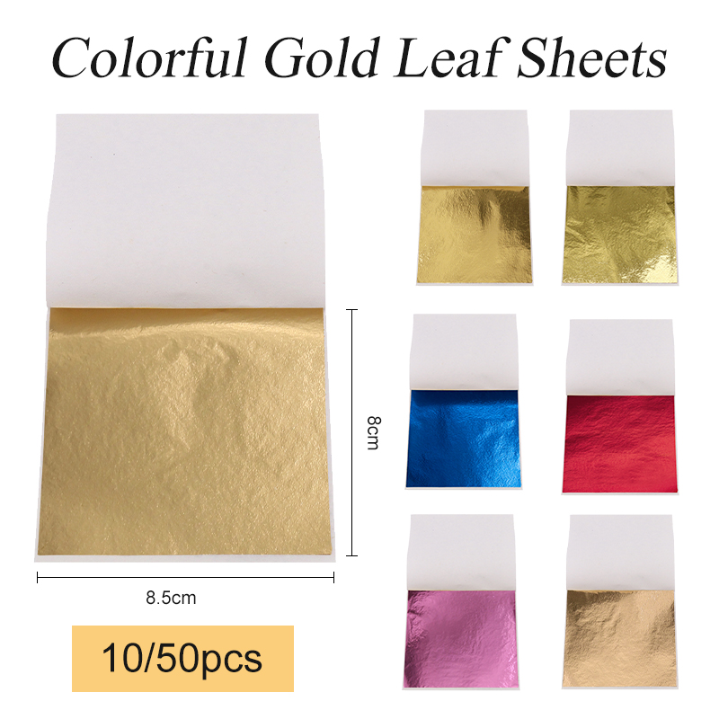 8x8.5cm Taiwan Imitation Gold  - Art Craft Leaves avis et prix