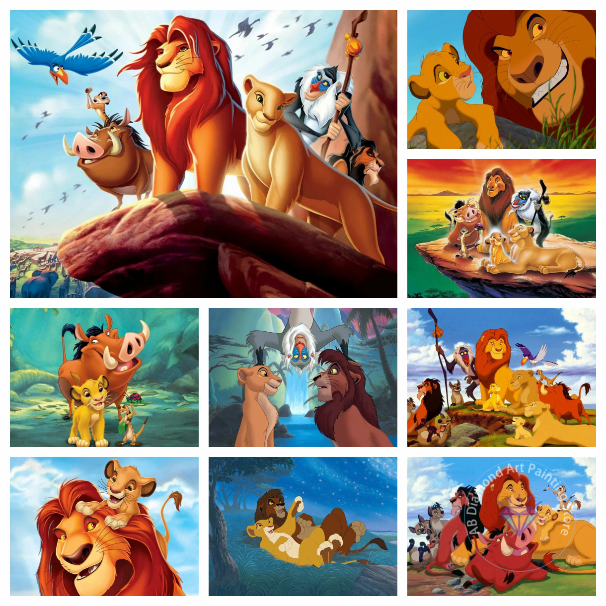 The Lion King AB Diamond Paint - Art Craft Lion avis et prix