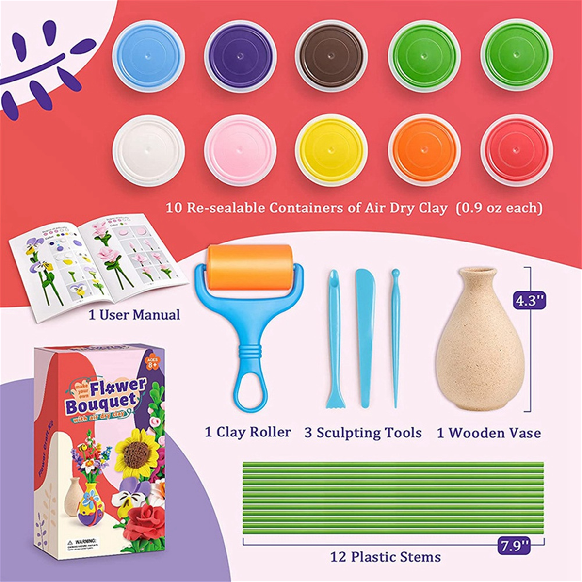 CYL-Flower Craft Kit for Kid C - Art And Craft For Mother'S Day avis et prix
