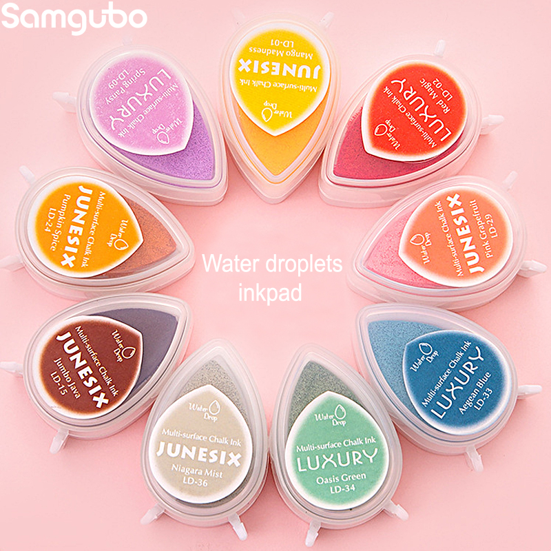 DIY Creative Water Drop Inkpad - Rubber Stamp Blank avis et prix