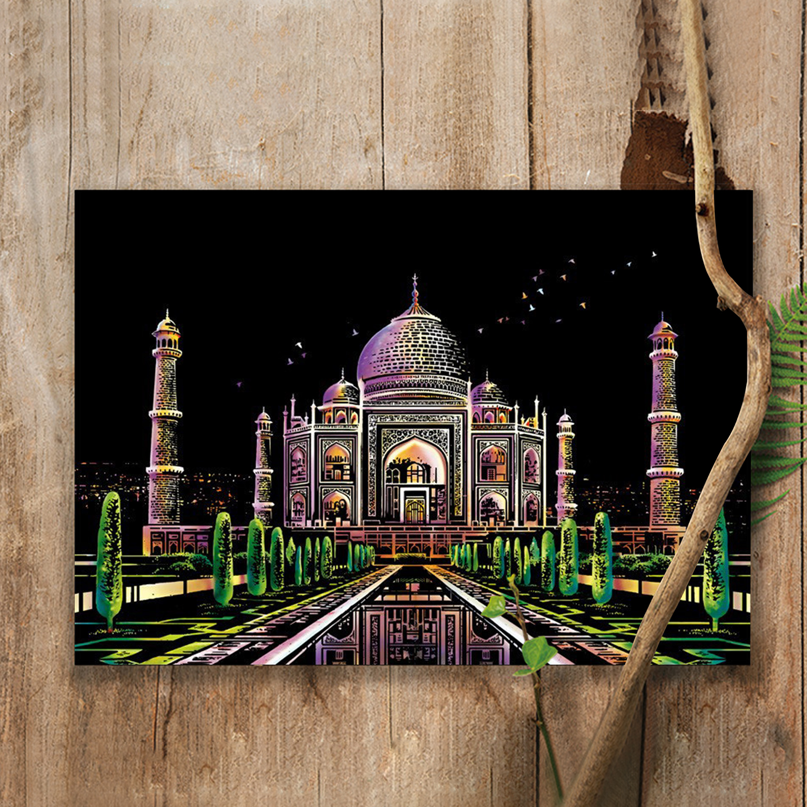 Night Scene Rainbow Scratch Pa - Art Craft Rainbow avis et prix
