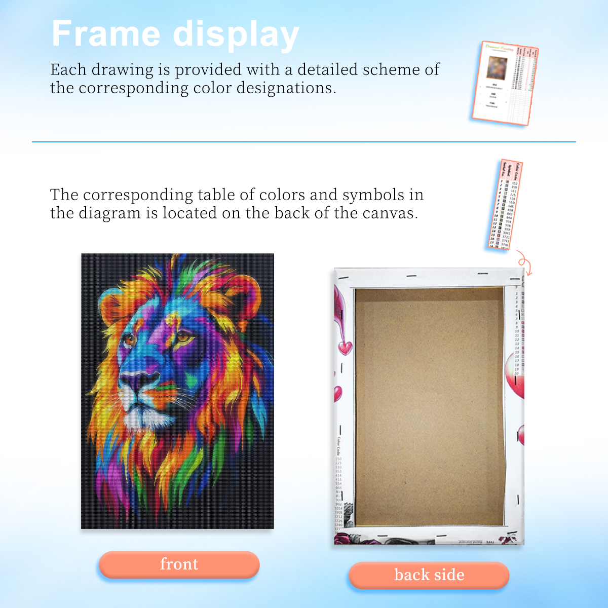 RUOPOTY Colorful Lion Diamond  - Art Craft Lion avis et prix