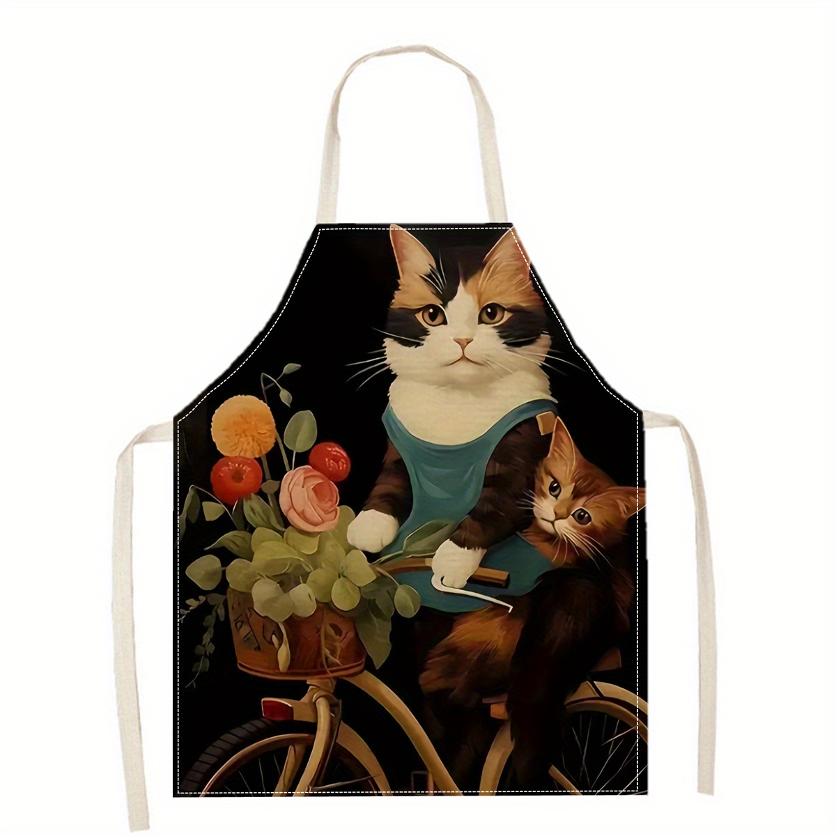 Linen Apron Funny Cat Sunglass - Art Craft Idea avis et prix
