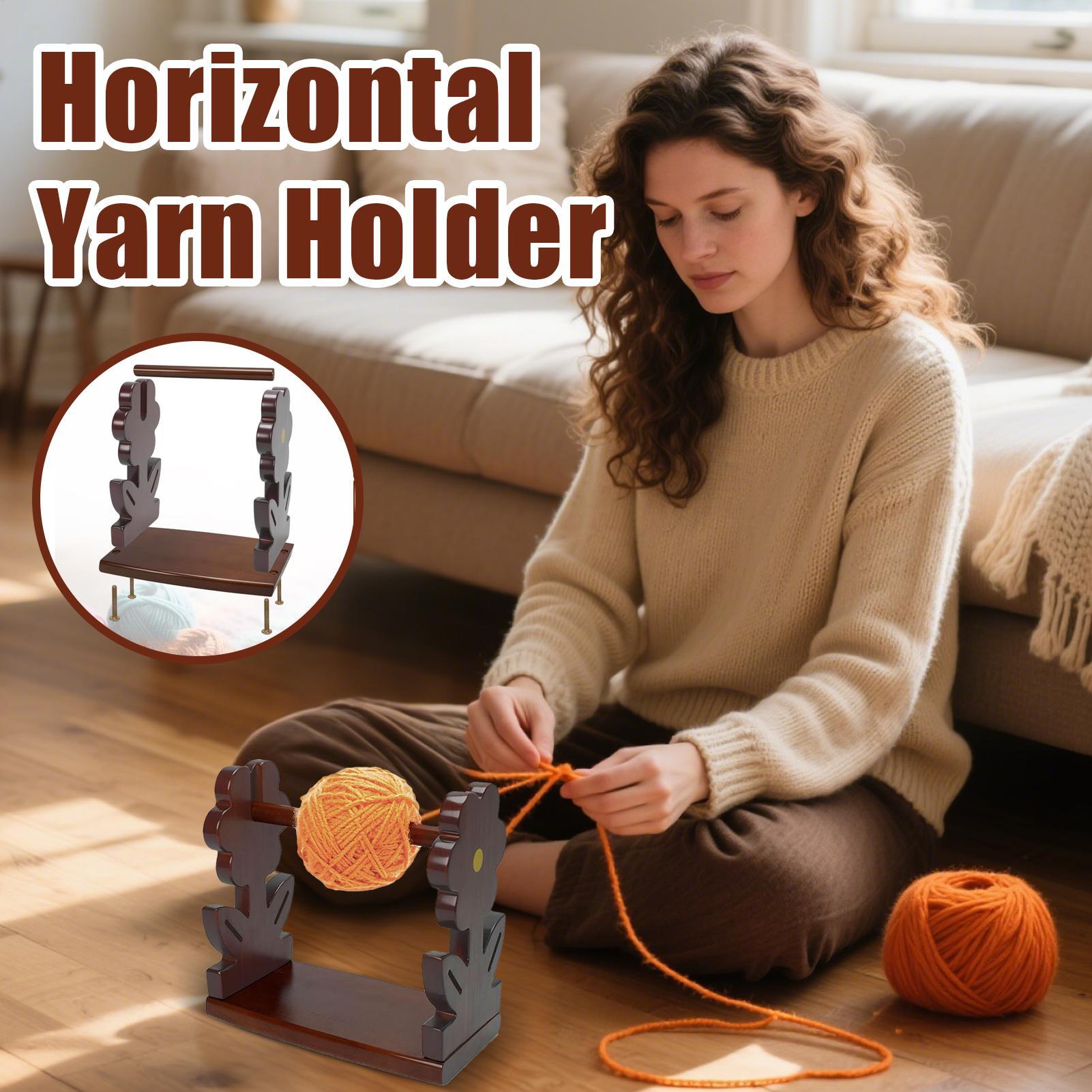 Crochet Yarn Holder Wooden Yar - Art Craft Yarn avis et prix