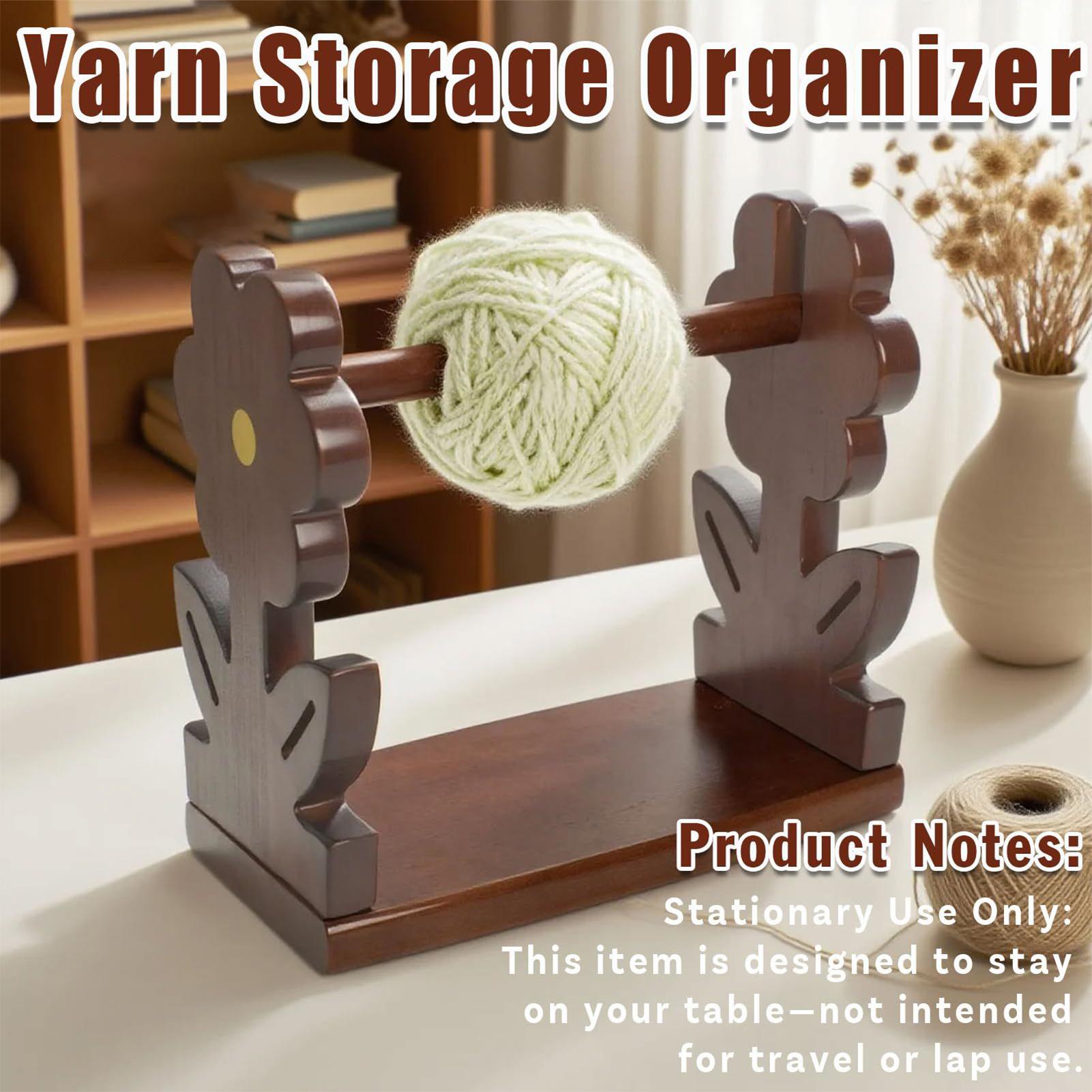 Crochet Yarn Holder Wooden Yar - Art Craft Yarn avis et prix
