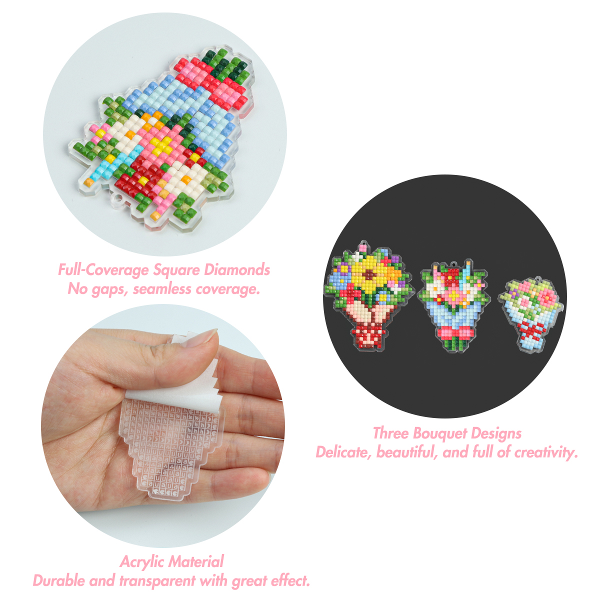 FOREVER YOUNG 3PCS Bouquet Acr - Art Craft Kits avis et prix