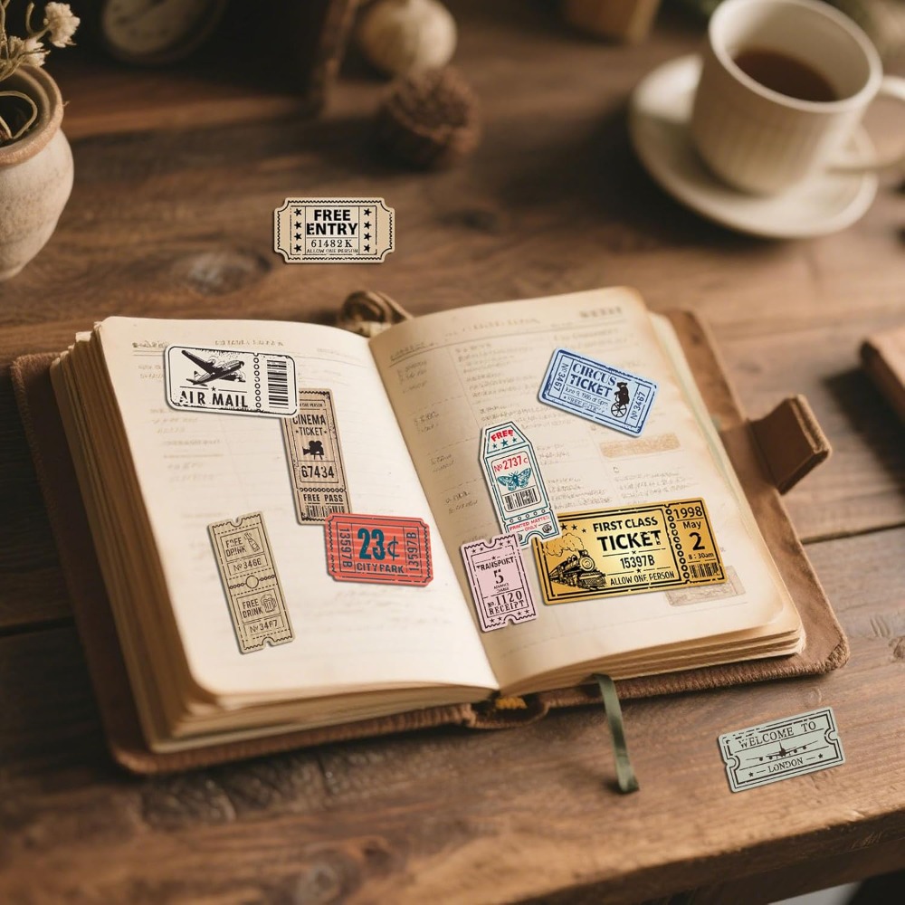 Vintage Ticket Clear Stamp for - Rubber Stamp Blank avis et prix