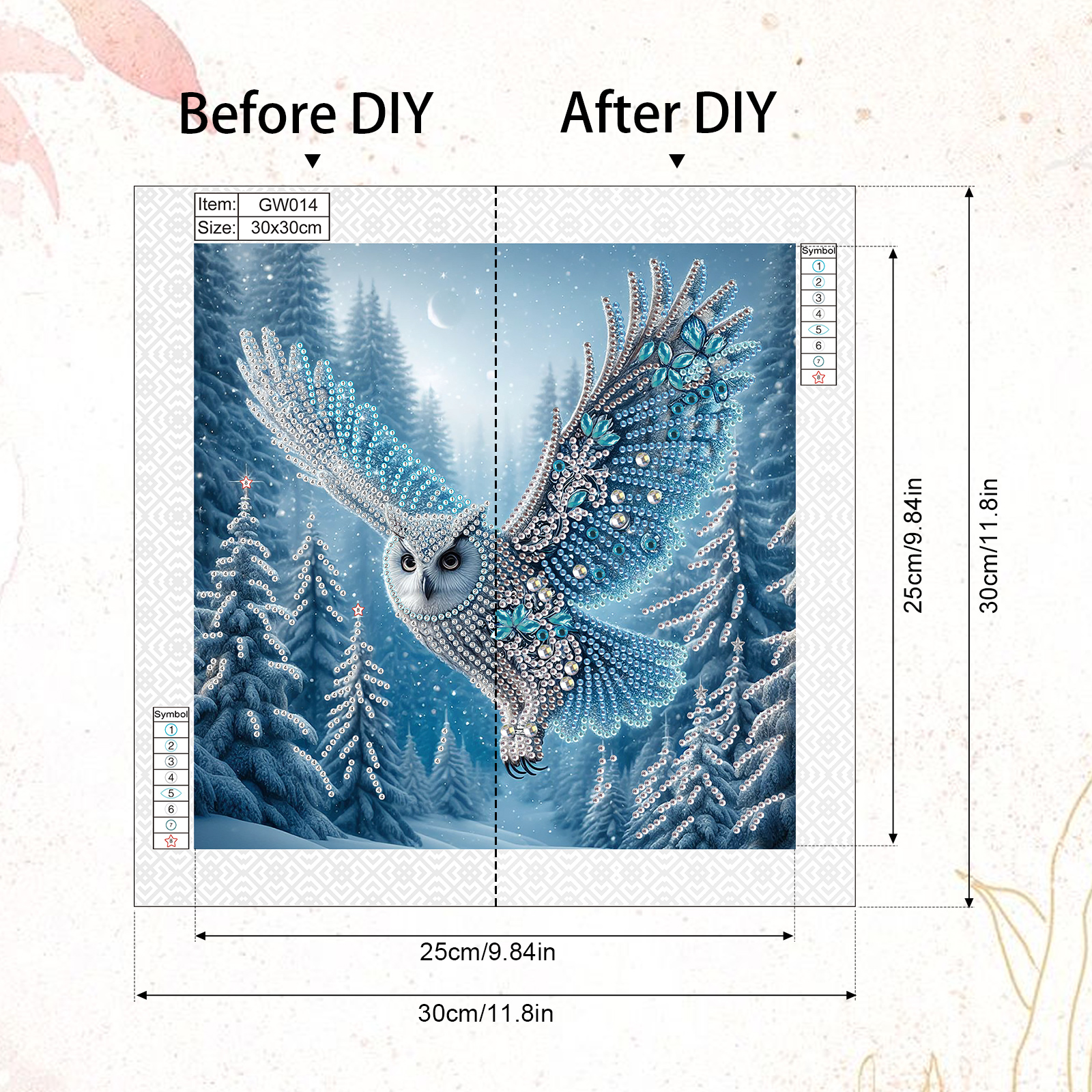 5D DIY Diamond Painting Kit Ow - Art Craft Kits avis et prix
