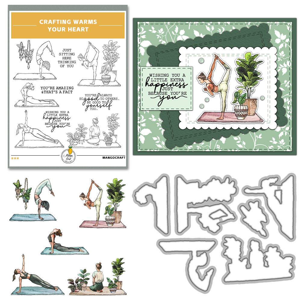 Mangocraft Healthy Sporting Yo - Rubber Stamp Blank avis et prix