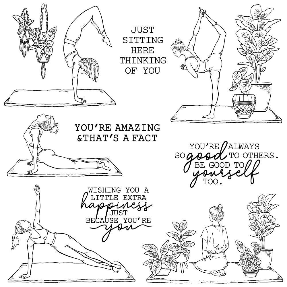 Mangocraft Healthy Sporting Yo - Rubber Stamp Blank avis et prix