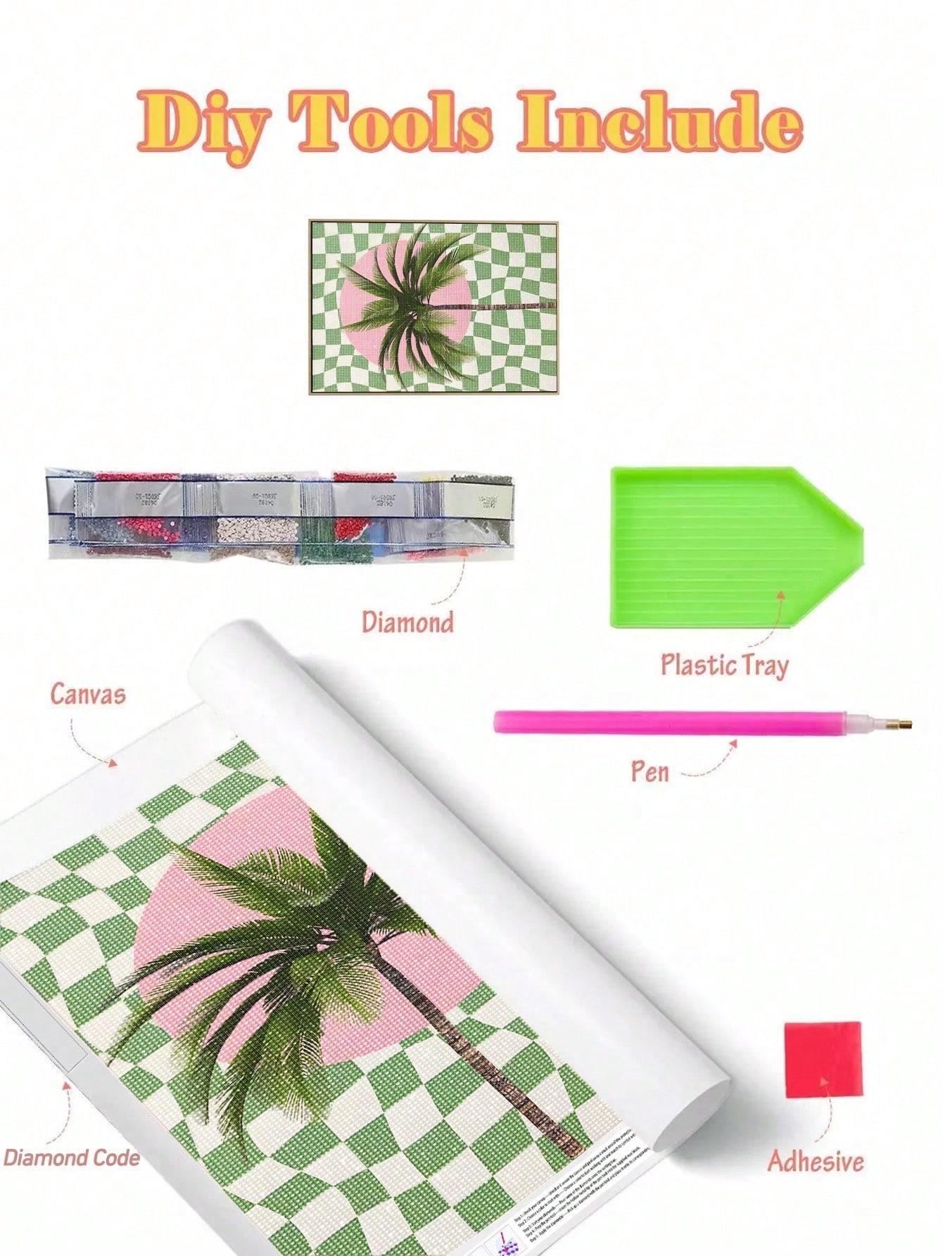 5D DIY Diamond Painting | Trop - Art Craft Definition avis et prix