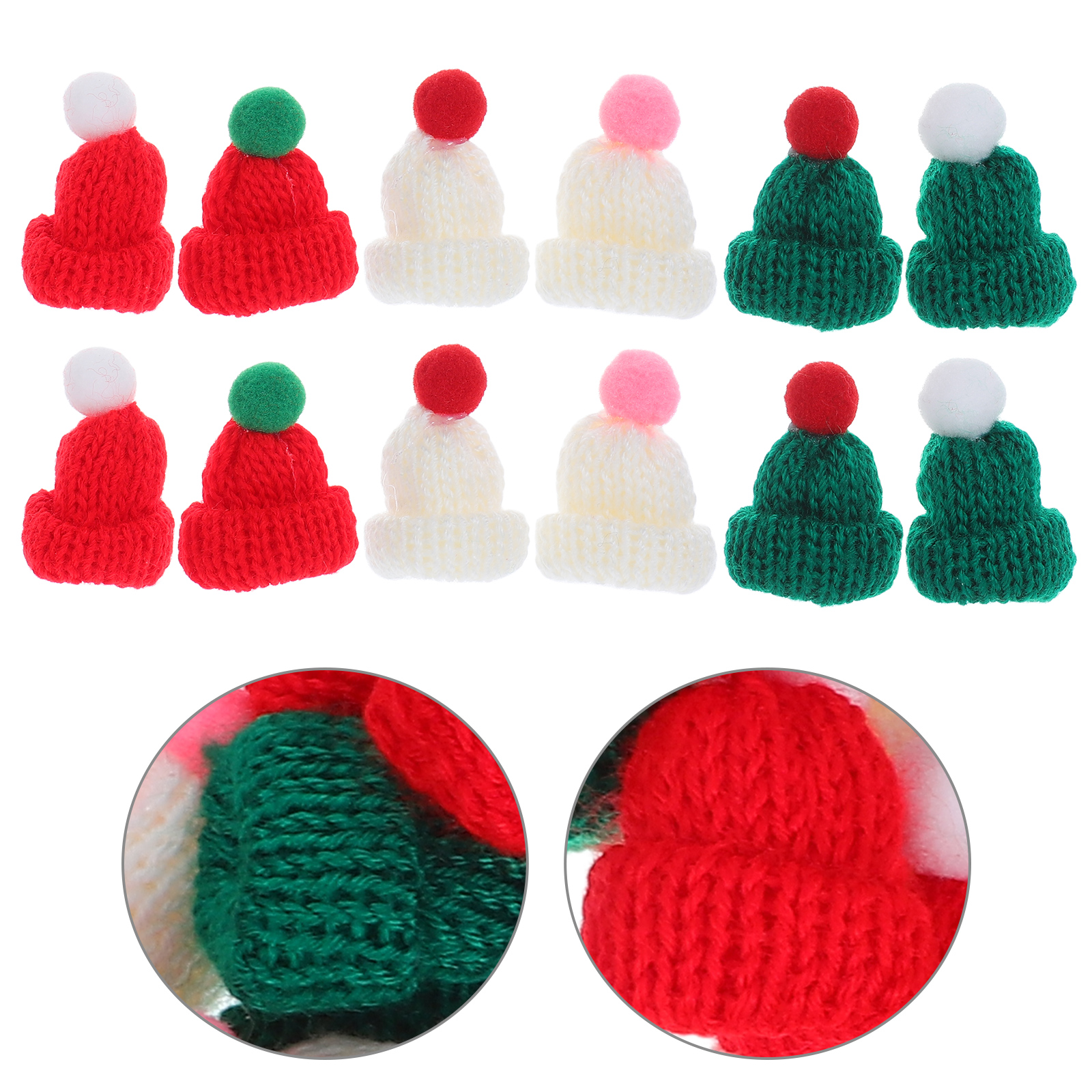 60Pcs Mini Knit Hats for Craft - Art Craft Yarn avis et prix